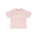 255GSM Women’s Long-Staple Cotton Jersey T-shirt Pink